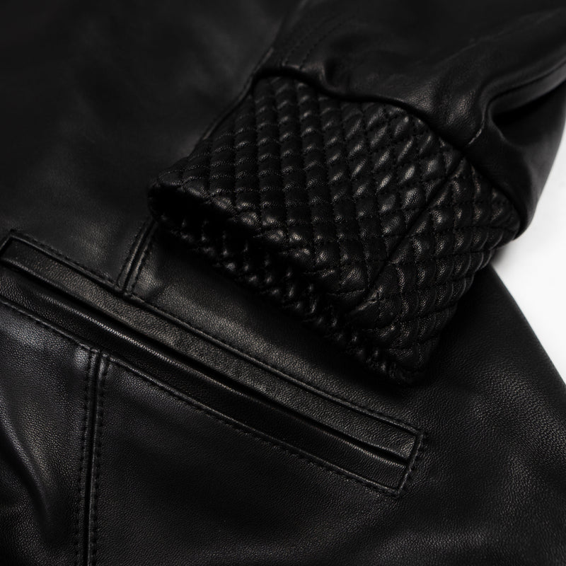 Pelle Pelle Basic Burnish Black Jacket | Pelle Pelle Store view 6