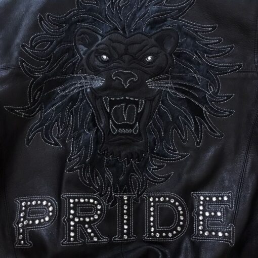 Pelle Pelle Pride Studded Black Jacket view 3