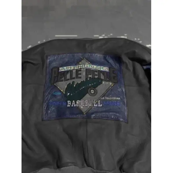 Pelle Pelle Authentic Baseball Urban League Black Jacket , pellepelle.us