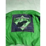 Pelle Pelle Authentic Baseball Urban League Green Jacket, pellepelle.us