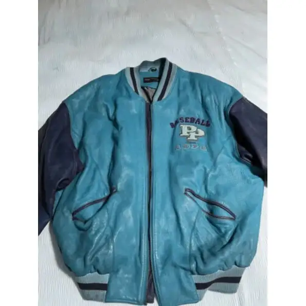 Pelle Pelle Authentic Baseball Urban League Turquoise Jacket, pellepelle.us