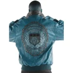 Pelle Pelle Authentic Marc Buchanan Mens Turquoise Jacket, pellepelle.us