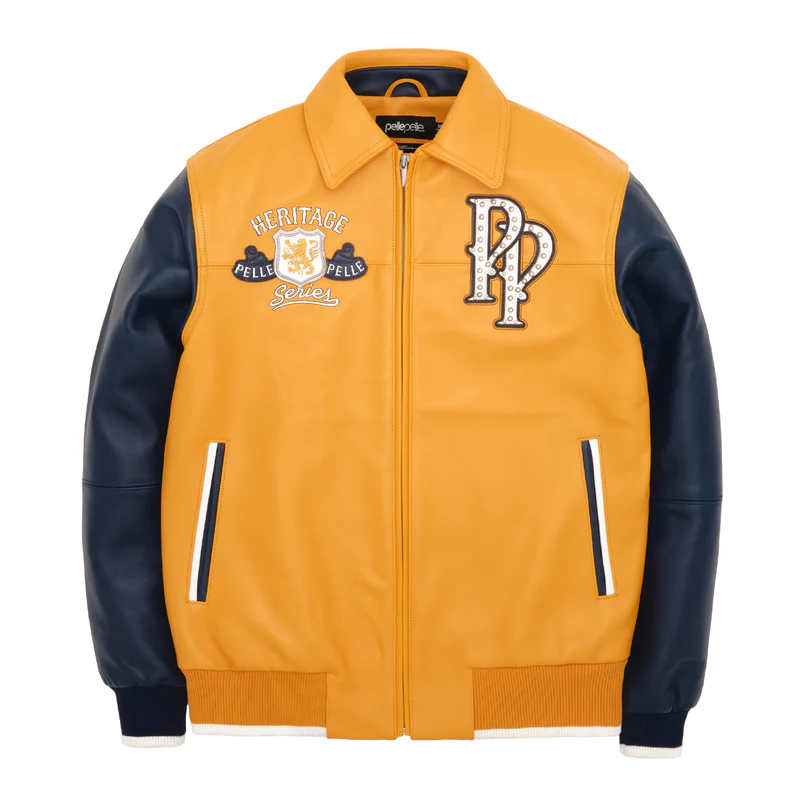 Pelle Pelle Yellow Heritage Leather Jacket