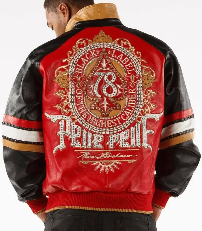 Black Label of Highest Caliber Leather Jacket, pellepelle.us