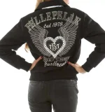 Black Pelle Pelle Heart Breaker Wool Jacket