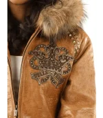 Ladies Ornate Heart Honey Cayman Jacket