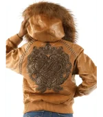 Ladies Ornate Heart Honey Cayman Jacket,pellepelle.us