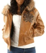 Ladies Ornate Heart Honey Cayman Jacket