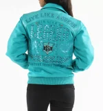 Live Like a Queen Blue Die Like a Legend Pelle Pelle Jacket, PELLEPELLE.US