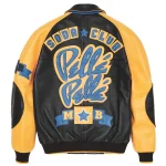 Men Pelle Pelle Classic Soda Club Plush Black And Yellow Jacket, Pelle Pelle, PellePelle.com