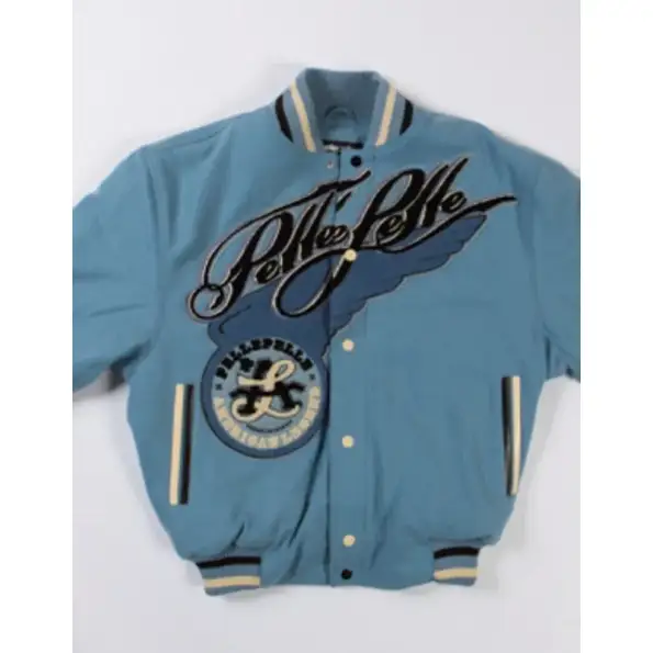 Pelle Pelle American Legend Turquoise Varsity Jacket, pellepelle.us