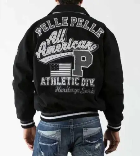 Pelle Pelle All American Studded Jacket, pellepelle.us