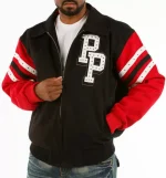 Pelle Pelle Black Chicago Tribute Windy City Wool Jacket, PELLEPELLE.US