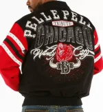 Pelle Pelle Black Chicago Tribute Windy City Wool Jacket