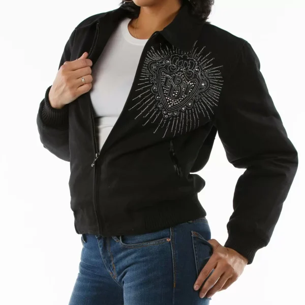 Black Diamonds Made for Queen Jacket,pellepelle.us