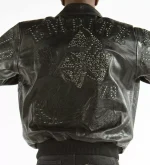 Pelle Pelle Black Empire Victory Comes Leather Jacket