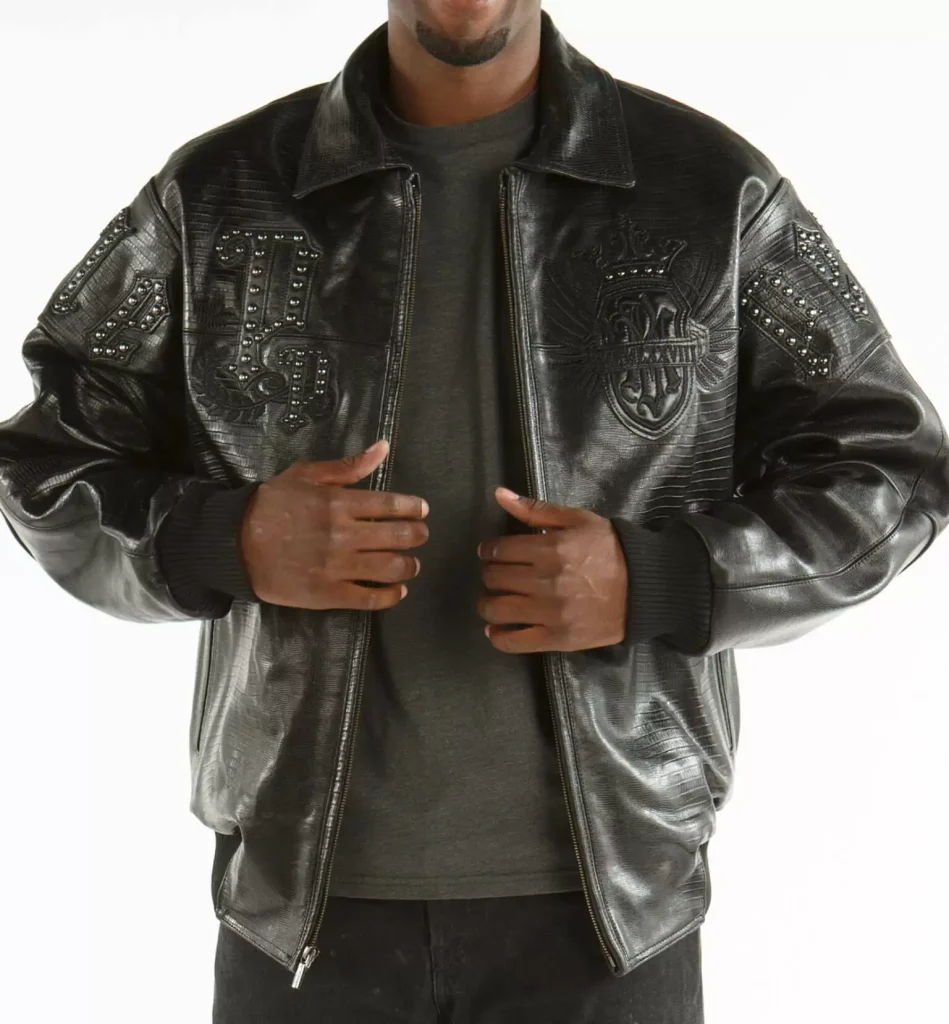 Pelle Pelle Black Empire Victory Comes Leather Jacket, pellepelle.us