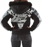 Pelle Pelle Exotic Fur Hood Wool Jacket PELLEPELLE.US