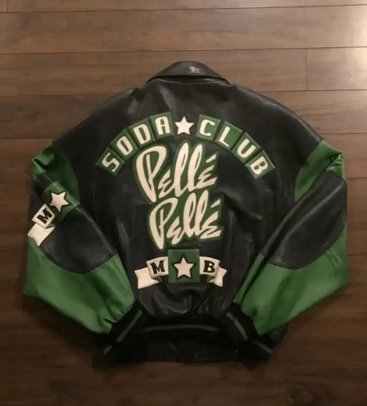 Pelle Pelle Black Soda Club Leather Jacket, pellepelle.us