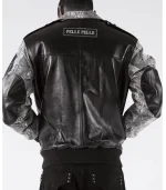 Pelle Pelle Black and Grey Leather Jacket