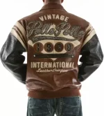 Pelle Pelle Brown Vintage 1978 Studded Leather Jacket,pellepelle.us