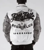 Custom 78 Pelle Pelle Soda Club White Jacket,pellepelle.us