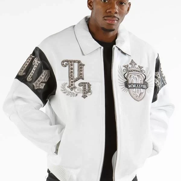 Pelle Pelle Empire White Leather Jacket, Pelle pelle, PellePelle.com