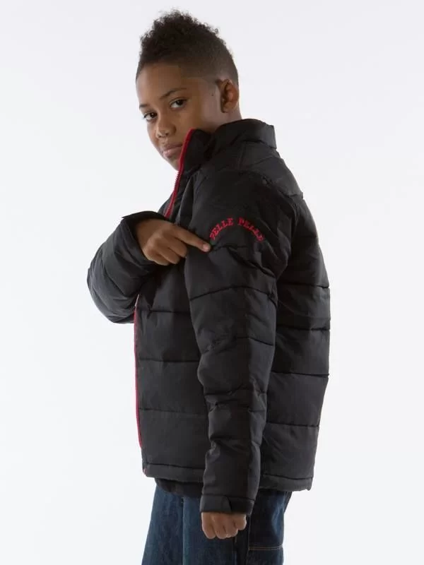 Pelle Pelle Kids Black Puffer Polyester Jacket