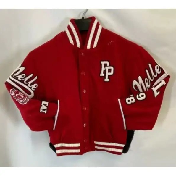 Pelle Pelle Kids Vintage Wool Red Jacket, pellepelle.us