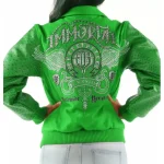 Pelle Pelle Ladies Green Immortal Worldwide Revolution Jacket, pellepelle.us