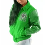 Pelle Pelle Ladies Green Immortal Worldwide Revolution Jacket