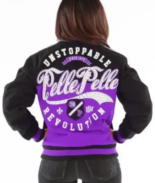 Pelle Pelle Ladies’s Unstoppable Purple Jacket, pellepelle.us