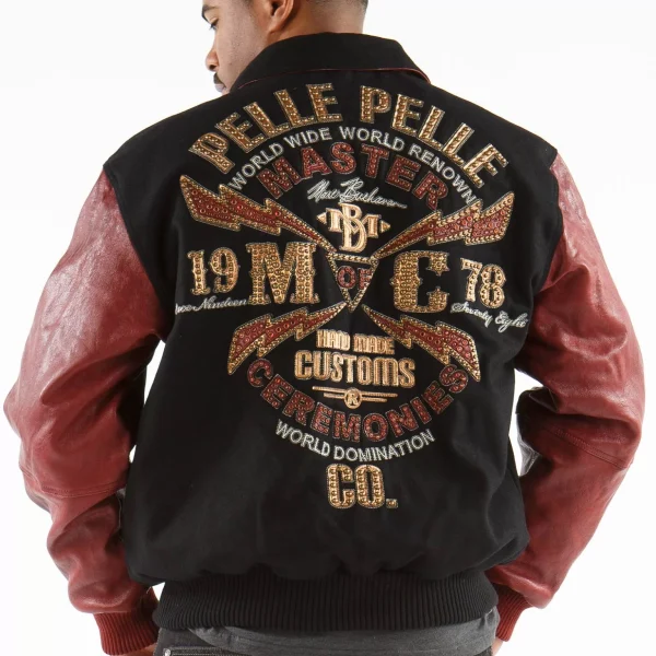 Pelle Pelle MC Maroon Jacket, pellepelle.us