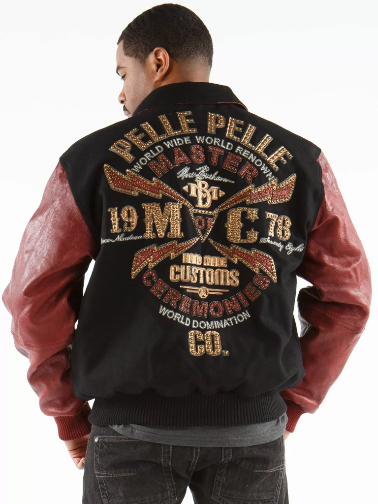 Pelle Pelle MC Maroon Jacket, pellepelle.us