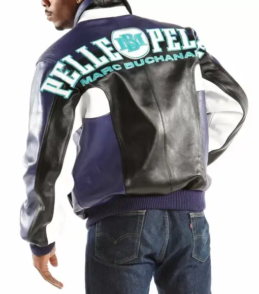 Pelle Pelle Marc Buchanan Purple Leather Jacket, pellepelle.us