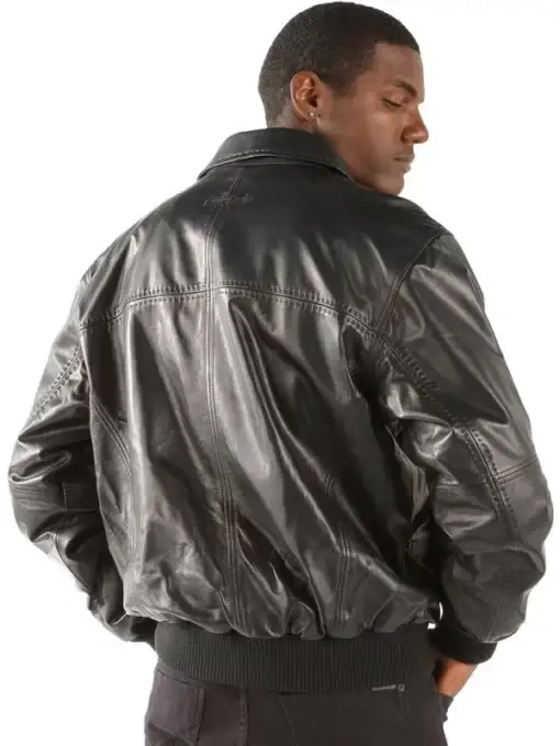 Pelle Pelle Mens Basic Black Leather Jacket, pellepelle.us