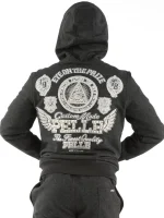 Pelle Pelle Mens Fortune Favors The Bold Black Tracksuit , pellepelle.us