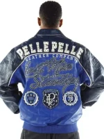 Pelle Pelle Mens Last Man Standing Blue Jacket, pellepelle.us