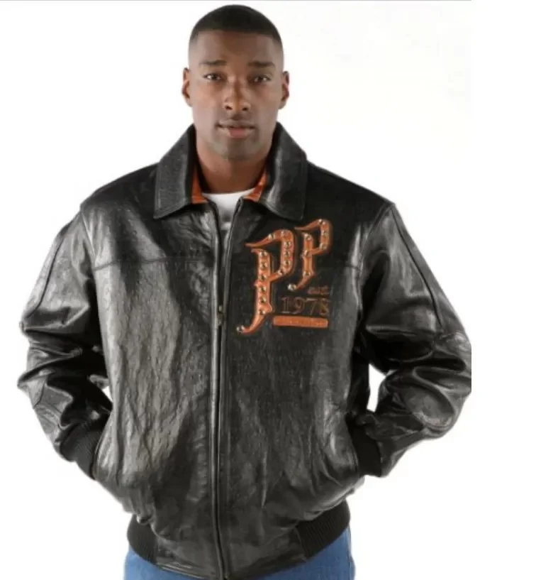 Pelle Pelle Mens Pioneer Black Jacket , pellepelle.us