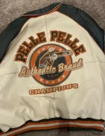 Pelle Pelle Mens Gray & Cream Jacket