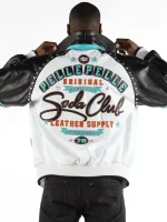 Pelle Pelle New Soda Club White Leather Jacket,Pelle Pelle, PellePelle.com