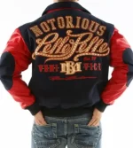 Pelle Pelle Notorious Navy Red Varsity Jacket