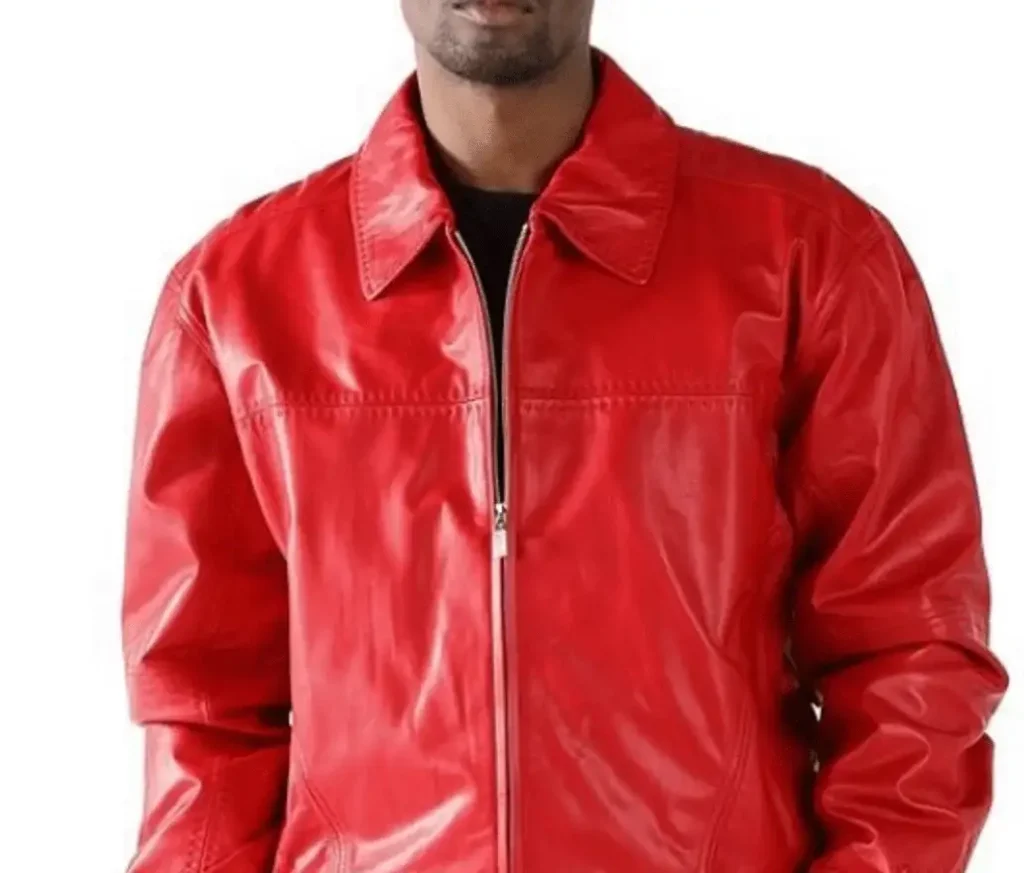 Pelle Pelle Blouson Red Leather Jacket, pellepelle.us