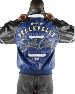 Pelle Pelle P 1978 Blue Leather Jacket , pellepelle.us