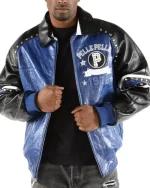 Pelle Pelle P 1978 Blue Leather Jacket