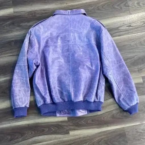 Pelle Pelle Purple Bomber Jacket, pellepelle.us