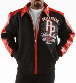 Pelle Pelle Red Black 37 Years Strong Avant Garde Jacket, pellepelle.us