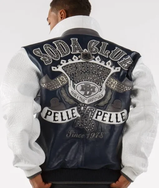 Pelle Pelle Soda Club Heritage Series Blue Jacket , pellepelle.us