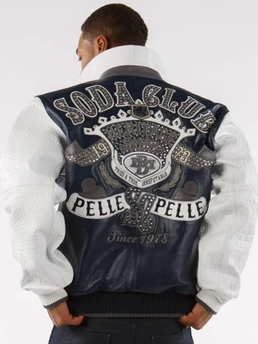 Pelle Pelle Soda Club Heritage Series Blue Jacket , pellepelle.us