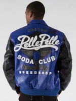 Pelle Pelle Soda Club Sportster Blue Leather Jacket, Pelle Pelle, PellePelle.com